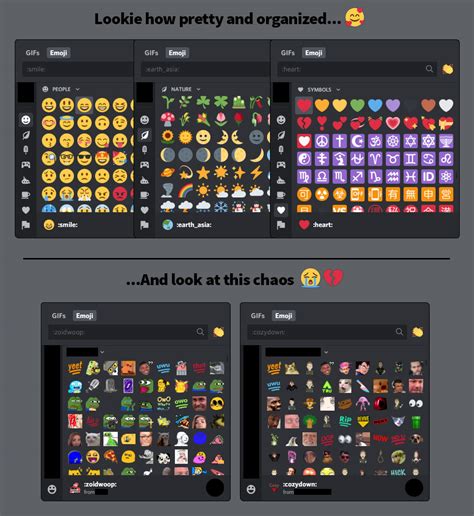 discord server emojis for channels